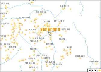 map of Beremana