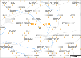 map of Berenbrock