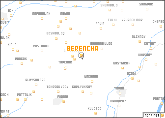 map of Berencha