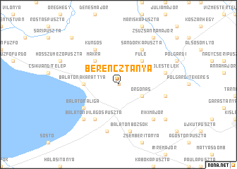 map of Berencztanya