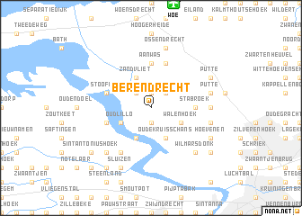 map of Berendrecht