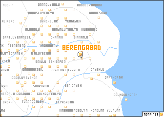 map of Berengābād