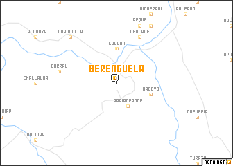 map of Berenguela