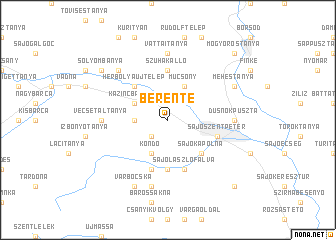 map of Berente