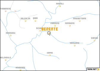 map of Berente