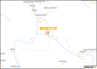 map of Berenţīn