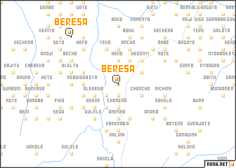 map of Berēsa