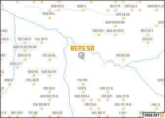 map of Berēsa