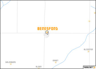 map of Beresford