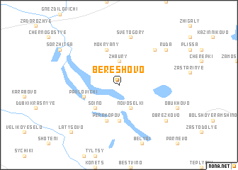 map of Bereshovo