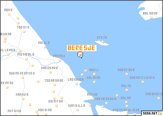 map of Beresje