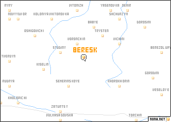 map of Beresk