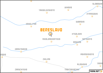 map of Bereslavo