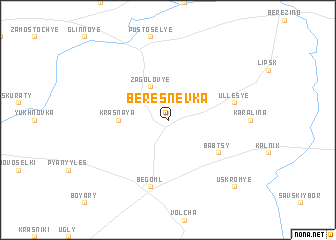 map of Beresnëvka