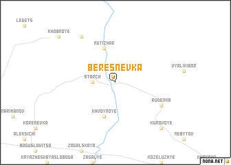 map of Beresnëvka