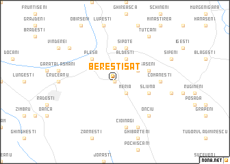 map of Bereşti-Sat