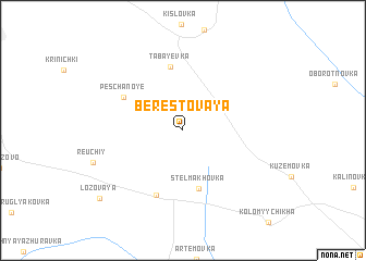 map of Berestovaya