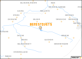 map of Berestovets