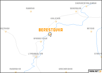 map of Berëstovka