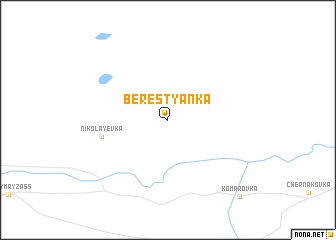map of Berestyanka