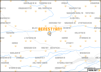 map of Berestyany