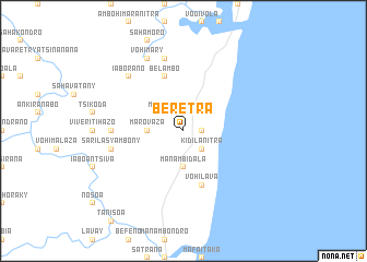 map of Beretra