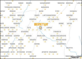 map of Beretum