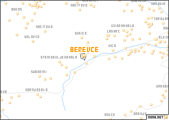 map of Berevce