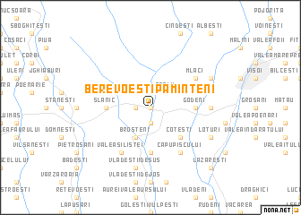 map of Berevoeşti-Pămînteni