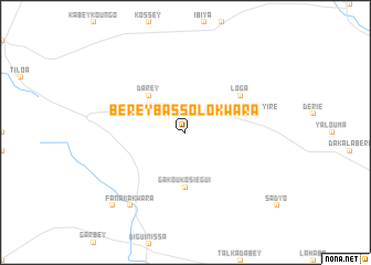 map of Bérey Bassolo Kwara