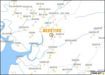 map of Béréyiré