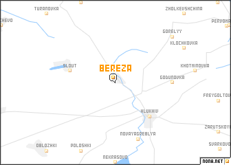 map of Berëza