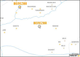 map of Berezba