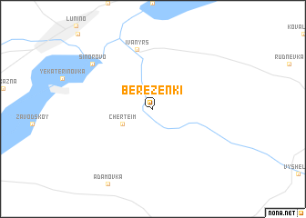 map of Berezenki