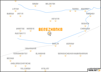 map of Berezhanka