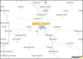 map of Berezhany