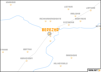 map of Berezha