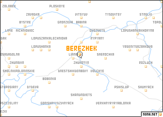 map of Berezhëk