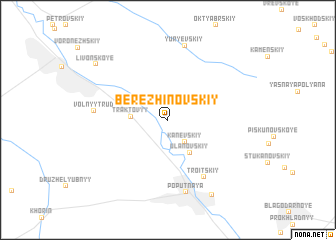 map of Berezhinovskiy