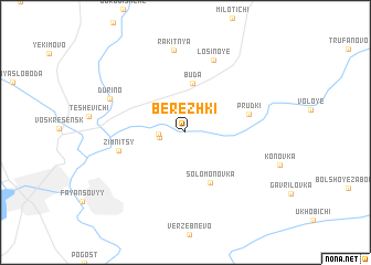 map of Berezhki