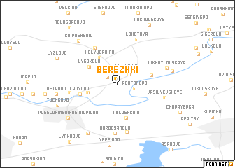 map of Berezhki