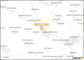 map of Berezhki