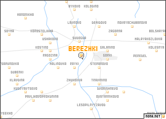 map of Berezhki