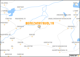 map of Berezhnaya Volya