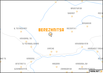 map of Berezhnitsa