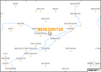 map of Berezhnitsa