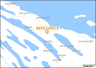 map of Berezhnoye