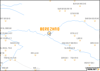 map of Berezhno