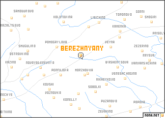 map of Berezhnyany