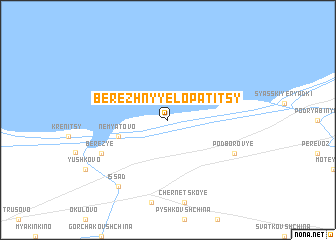 map of Berezhnyye Lopatitsy